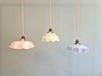 Trio van opaline hangers in Art Deco, 1920-30s, Ophalen