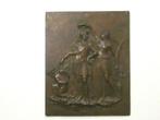 Jules-Clément Kapelaan Prometheus geketend 19e-eeuws brons, Antiek en Kunst, Ophalen of Verzenden, Brons