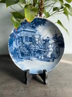 Vintage porseleinen bord "Hulde aan het bruidspaar", Antiek en Kunst, Ophalen