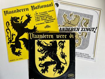 Vlaanderen Were Di - lot LPs met Vlaamse liederen