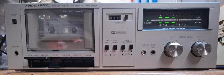 Deck cassette Realistic sct-24, Audio, Tv en Foto, Cassettedecks, Ophalen of Verzenden