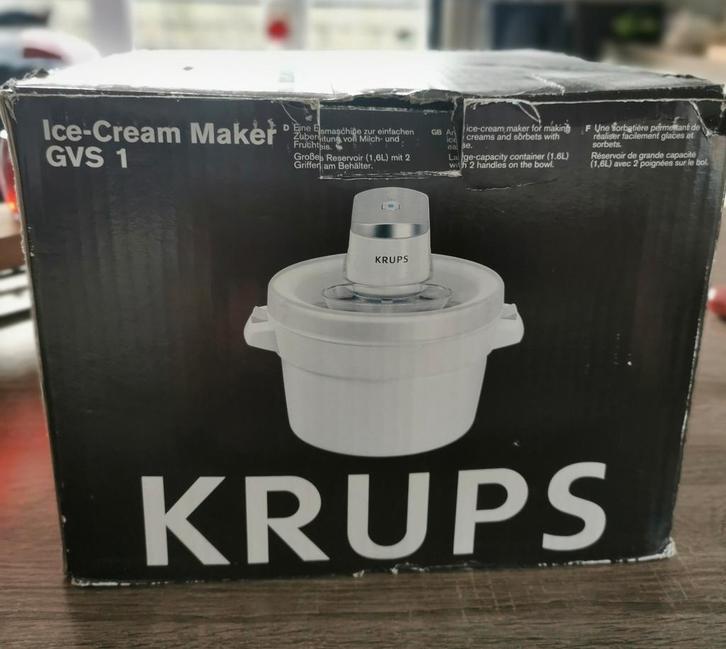 Ice maker cream, sirbet yaourt krups, Electroménager, Machines à glace, Enlèvement