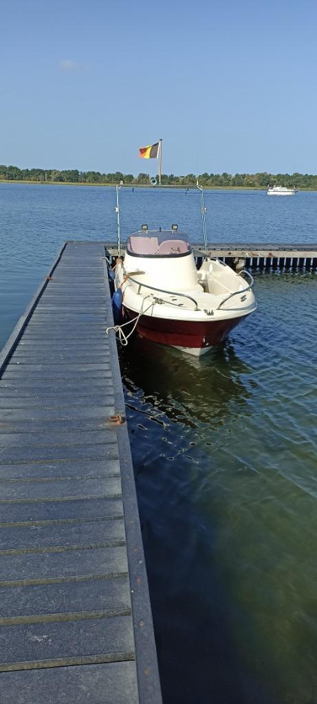 Prins 480 consoleboot, Watersport en Boten, Vis- en Consoleboten, Gebruikt, 50 tot 70 pk, 3 tot 6 meter, Benzine, Buitenboordmotor