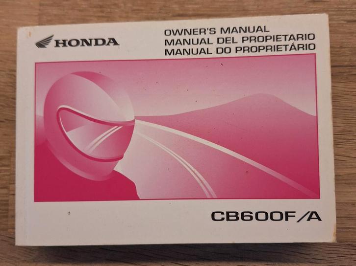 Origineel Honda CB600F/A Instructieboekje - Perfecte Staat, Motoren, Handleidingen en Instructieboekjes, Honda, Verzenden