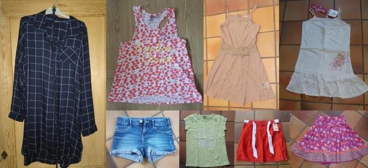 Lot de vêtements pour filles (12 ans - ETE), Kinderen en Baby's, Kinderkleding | Kinder-kledingpakketten, Gebruikt, Maat 152, Ophalen of Verzenden