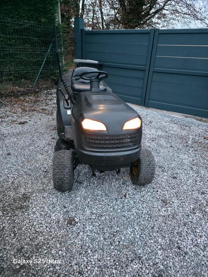 Tracteur tondeuse 16.5cv, Tuin en Terras, Zitmaaiers, Gebruikt, 90 tot 120 cm, Elektrische starter, Opvangbak, Versnellingen