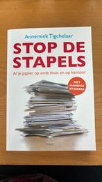 Annemiek Tigchelaar - Stop de stapels, Livres, Conseil, Aide & Formation, Comme neuf, Enlèvement ou Envoi, Annemiek Tigchelaar