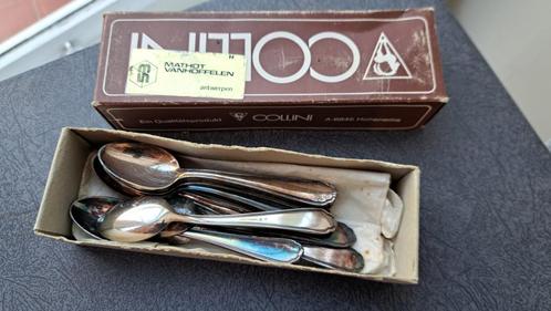 Set van 12 vintage koffielepeltjes / theelepels (verzilverd), Antiek en Kunst, Antiek | Bestek, Ophalen