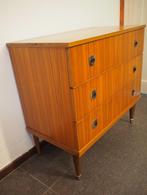 Mid-century ladekast, vintage 1970s, Huis en Inrichting, Ophalen, Zo goed als nieuw, Minder dan 150 cm, Minder dan 100 cm