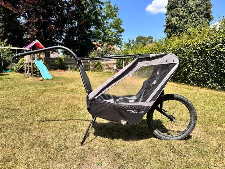 Perfect 4 gravel/mtb parents - ToutTerrain Singletrailer, Fietsen en Brommers, Fietsaccessoires | Aanhangwagens en Karren, Gebruikt