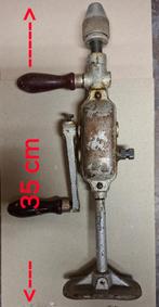 “oude” handbediende boormachine, Ophalen, Gebruikt, Boormachine