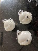 3 mooie glazen kerstballen. Zeer goede staat, Enlèvement ou Envoi, Utilisé