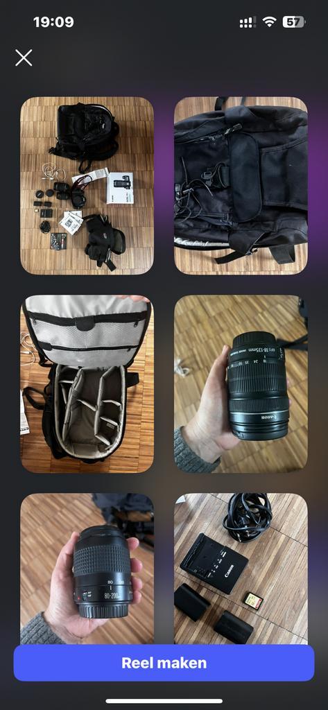 70D Canon, Audio, Tv en Foto, Fotografie | Fotostudio en Toebehoren, Zo goed als nieuw, Ophalen