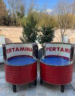 Industriële olie zitstoelen, Ophalen