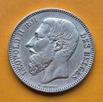 2 Francs   1867  Leopold ll, Postzegels en Munten, Munten | België, Zilver, Ophalen of Verzenden, Losse munt, Zilver
