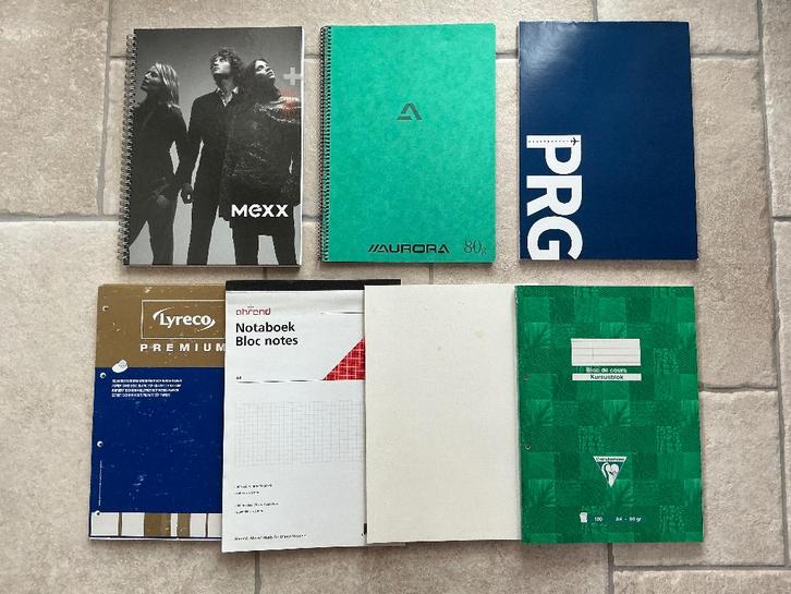 Pakket blocnotes & notaboekjes, Diversen, Schoolbenodigdheden, Zo goed als nieuw, Ophalen of Verzenden