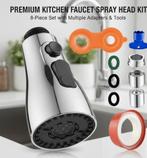 Aérateur de Robinet Pivotant 360 – 3 Modes, Enlèvement, Robinet