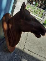 GROOT GIETIJZEREN PAARDENHOOFD OM OP TE HANGEN, Ophalen, Zo goed als nieuw