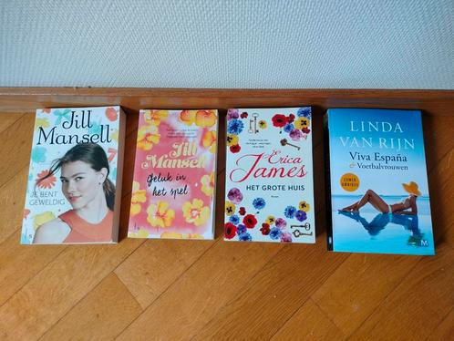 Leesboeken Jill Mansell / Erica James / Linda van Rijn, Boeken, Chicklit, Zo goed als nieuw, Ophalen