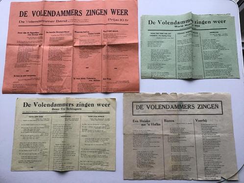 Collectie volksliedjes:"De Volendammers zingen weer"jaar1955, Boeken, Muziek, Zo goed als nieuw, Ophalen of Verzenden