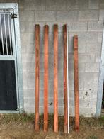 Barres/planches en bois dur Moabi pour clôtures de jardin, Jardin & Terrasse, Enlèvement, Bois dur, Poutres, 180 à 250 cm