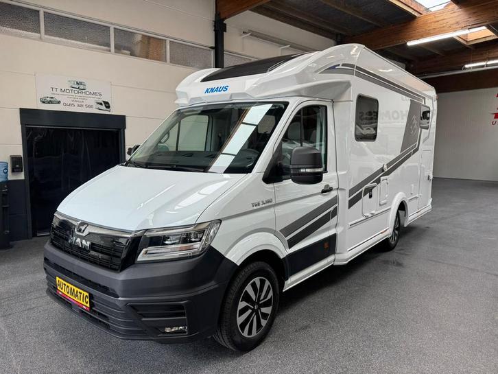 MAN TGE 3.180 Knaus Van TI Plus 650 Mo, Caravanes & Camping, Camping-cars, Entreprise, jusqu'à 2, Semi-intégral, Knaus, Autres marques
