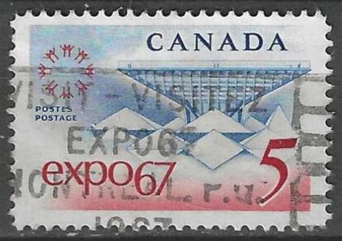 Canada 1967 - Yvert 390 - Tentoonstelling te Montreal (ST), Timbres & Monnaies, Timbres | Amérique, Affranchi, Envoi