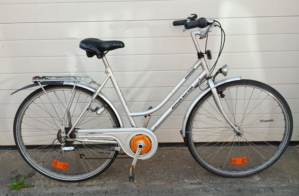Kettler damesfiets, framemaat 54, 28" wielen, 7versnellingen, Ophalen, Velgrem, Versnellingen, 53 tot 56 cm