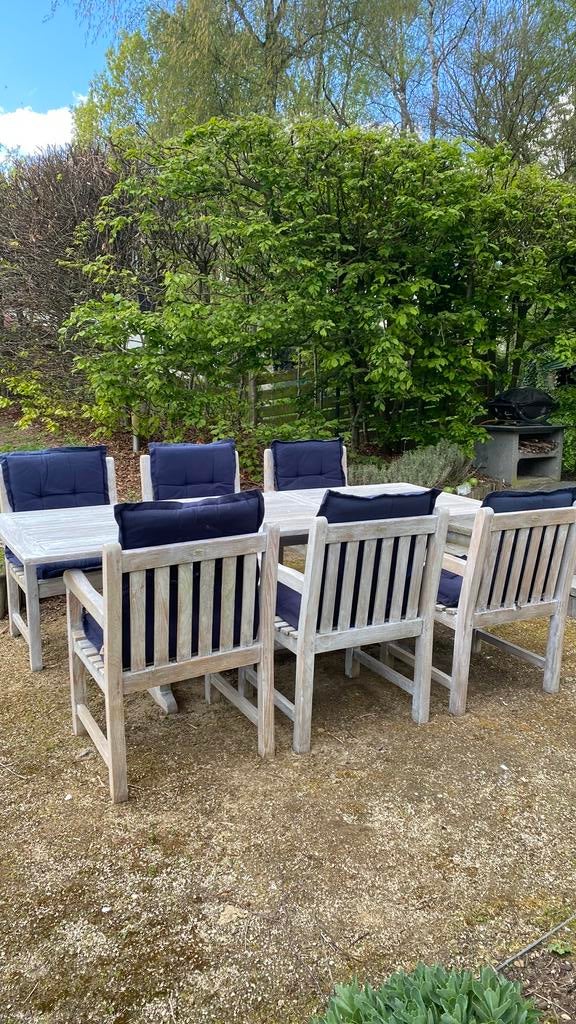 Kussens voor op tuinstoelen, Enlèvement, Utilisé, Autres matériaux, 6 places