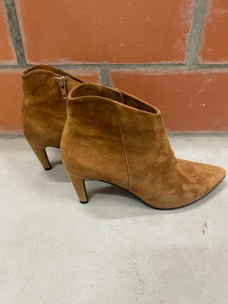 Camel nubuck laarsjes Kennel & Schmenger, Ophalen of Verzenden, Zo goed als nieuw