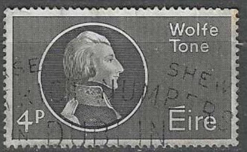 Ierland 1963 - Yvert 163 - Theobald Wolfe Tone (ST), Postzegels en Munten, Postzegels | Europa | UK, Verzenden, Gestempeld