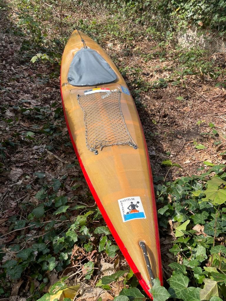 Kayak high-end kevlar +peddels, Ophalen, Zo goed als nieuw, Kajak