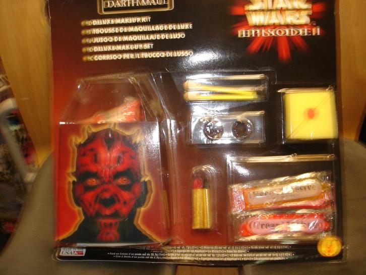 Schminkset Darth Maul Star Wars, Verzamelen, Star Wars, Nieuw, Overige typen, Ophalen
