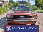 Ford Mustang Coupe | 1966 | Route 66 Auctions, Auto's, Zwart, Bedrijf, Handgeschakeld, Overige carrosserie