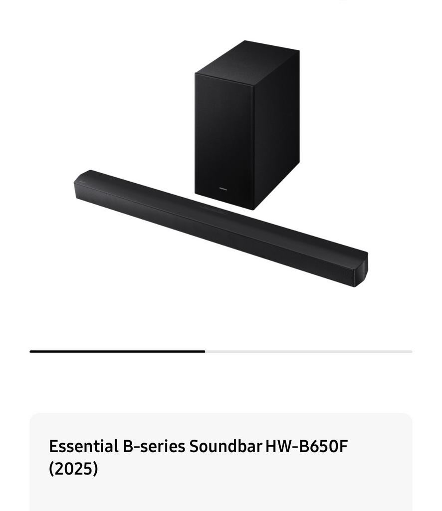 Nieuwe soundbar Samsung HW-B650F (2025) sealed, Ophalen, Nieuw