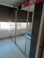 Grote kledingkast met spiegels, Huis en Inrichting, Kasten | Kleerkasten, Ophalen