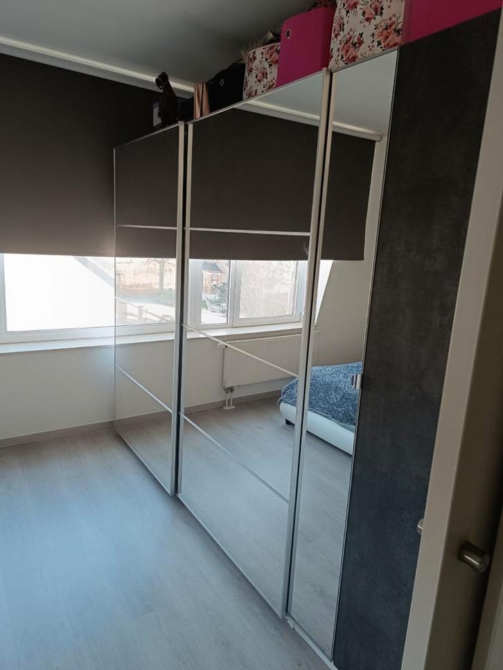 Grote kledingkast met spiegels, Huis en Inrichting, Kasten | Kleerkasten, Ophalen