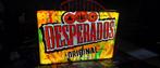 Publicité Desperados avec éclairage LED lumineux., Collections, Marques de bière, Enlèvement ou Envoi, Neuf, Panneau, Plaque ou Plaquette publicitaire