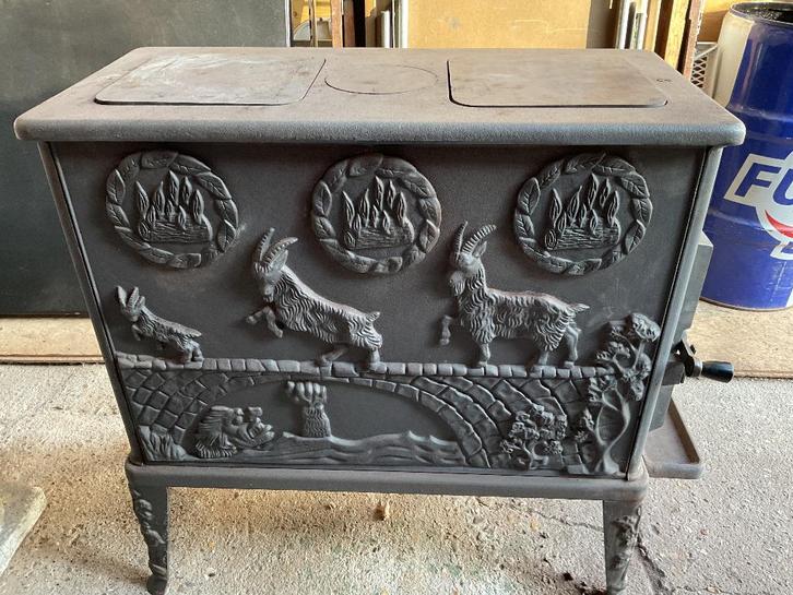 Houtkachel, Huis en Inrichting, Kachels, Gebruikt, Vrijstaand, Houtkachel, Hout, Ophalen