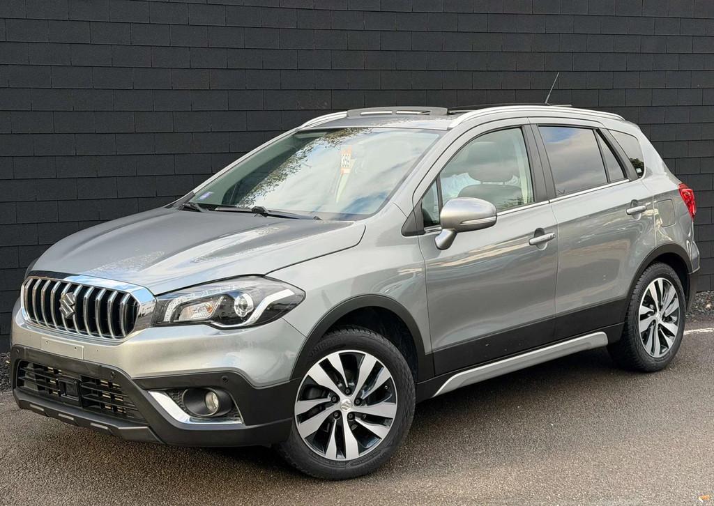 Suzuki S-Cross S-Cross 1.4 48V Hybrid+NAVI+CAMERA+TOIT OUVR+, Autos, Suzuki, Cuir, Argent ou Gris, Achat, Euro 6