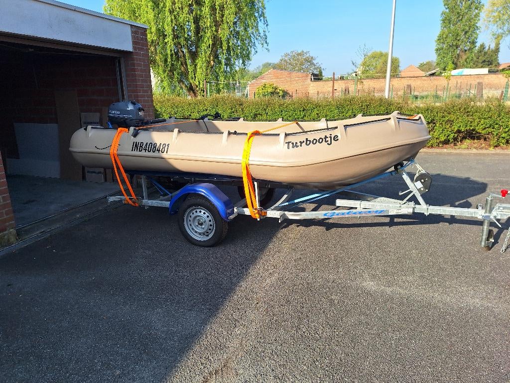 boot whaly 370, Watersport en Boten, Ophalen, Tot 10 pk, Zo goed als nieuw, 3 tot 6 meter