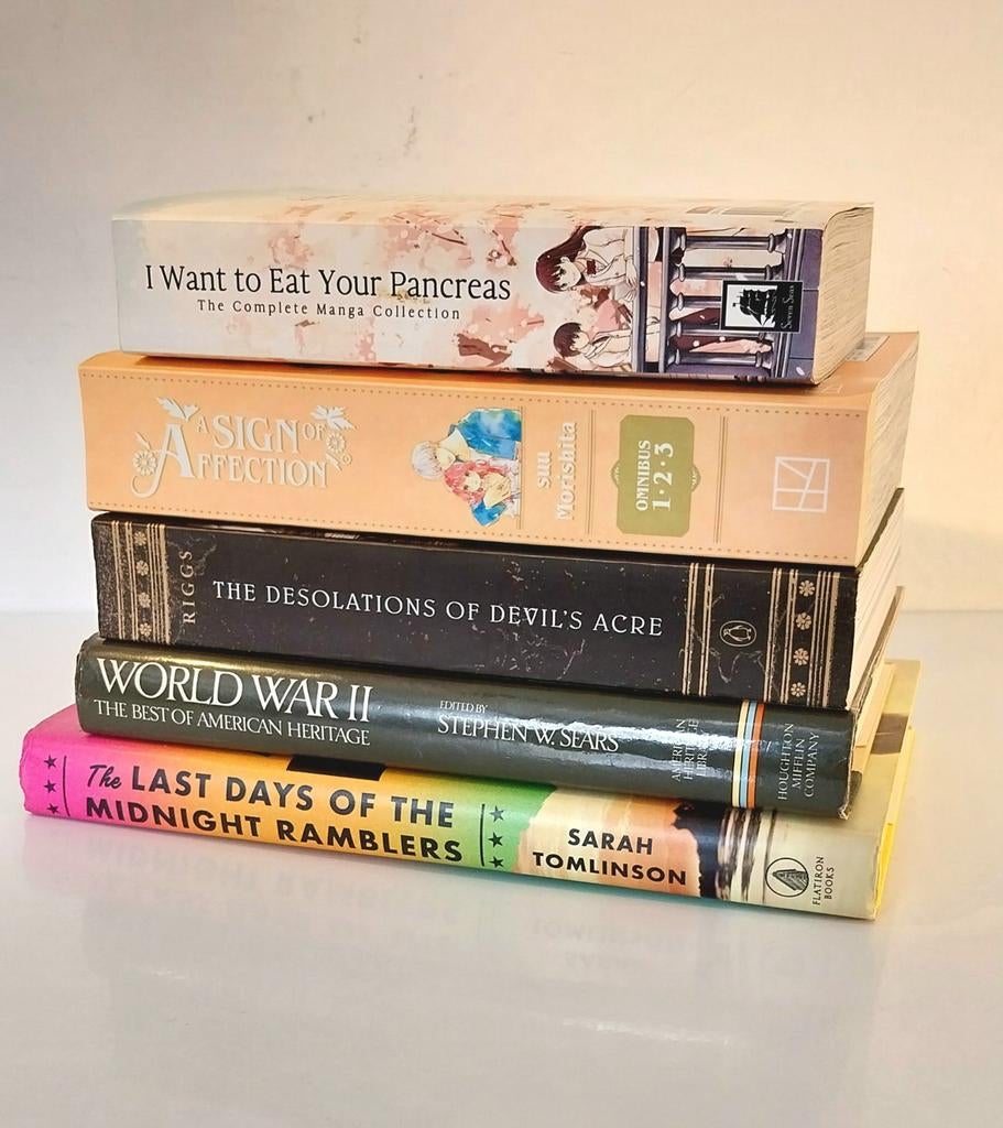 Collection de livres Manga A Sign of Affection Pancreas Rans, Livres, Enlèvement ou Envoi, Comme neuf, Diverse auteurs