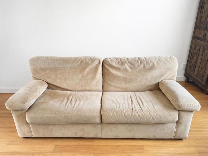 2 canapés en Alcantara, Maison & Meubles, Canapés | Coins salons complets, Utilisé, Enlèvement