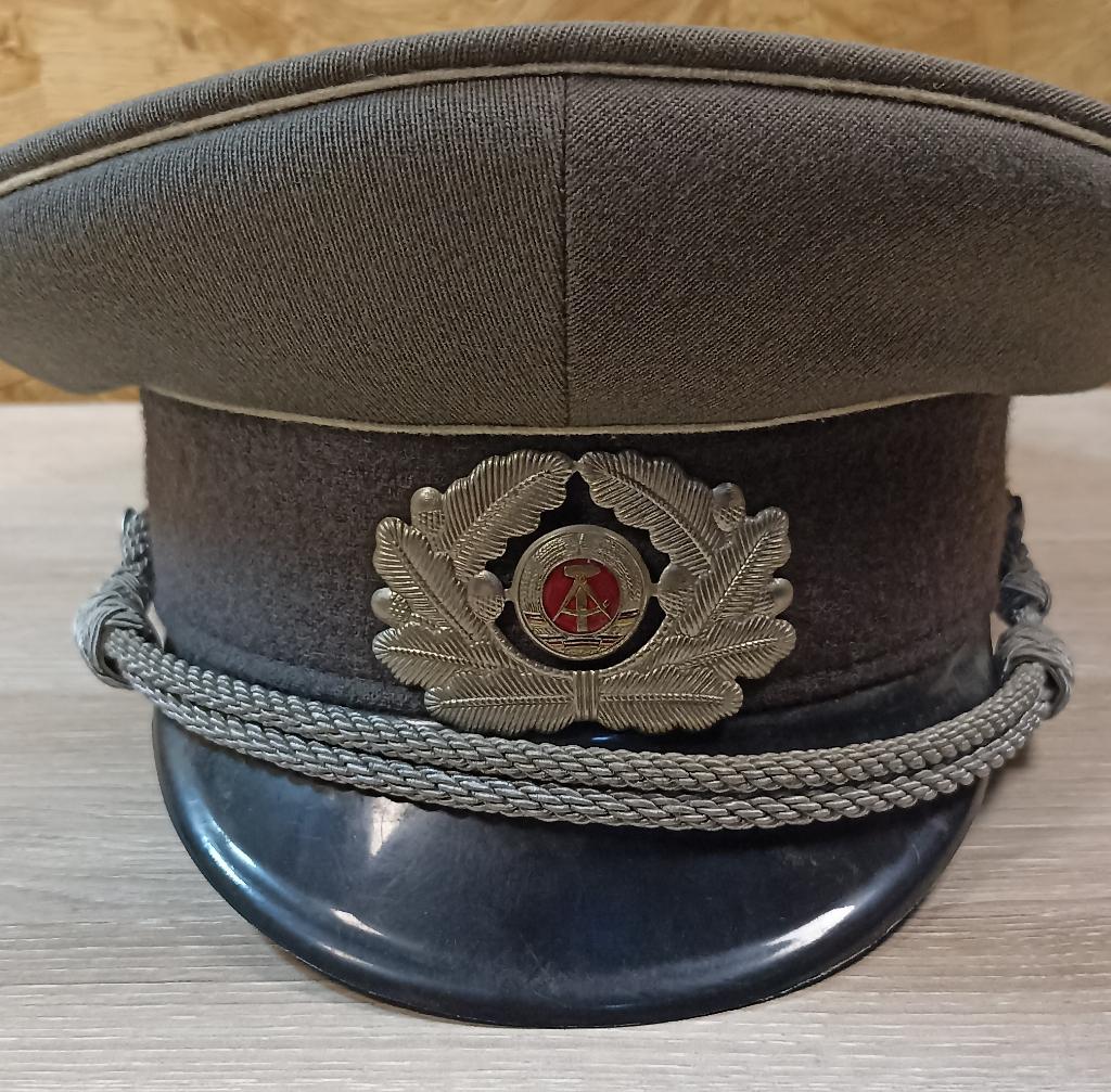 Casquette d'officier Grenztruppen (RDA) post ww2), Collections, Envoi, Armée de terre, Casque ou Béret