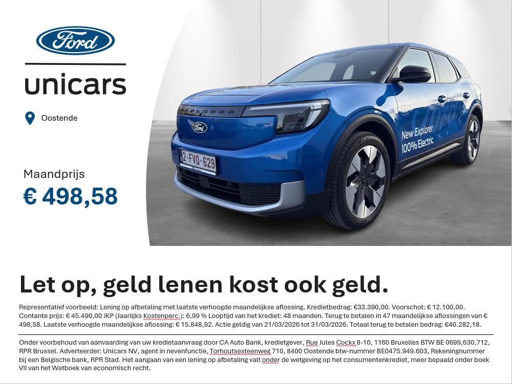 Ford Explorer 79kWh Extended Range AWD Premium - DIRECTIEWAG, Auto's, Ford, Bedrijf, Te koop, Explorer, Airbags, Airconditioning