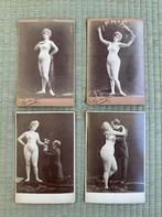 Lot de 4 photos anciennes studio Reutlinger Paris, Collections, Enlèvement, Avant 1940, Comme neuf, Photo