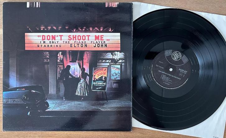 ELTON JOHN - Don't shoot me I'm only the piano ( LP; NMINT ), Cd's en Dvd's, Vinyl | Rock, Zo goed als nieuw, Singer-songwriter