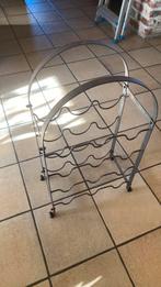 Metalen wijnrek, Huis en Inrichting, Ophalen of Verzenden, Zo goed als nieuw