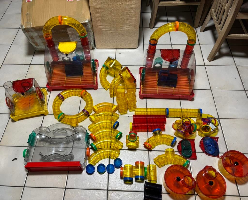 Zeer groot paradijs voor hamsters of muizen, Ophalen, Zo goed als nieuw