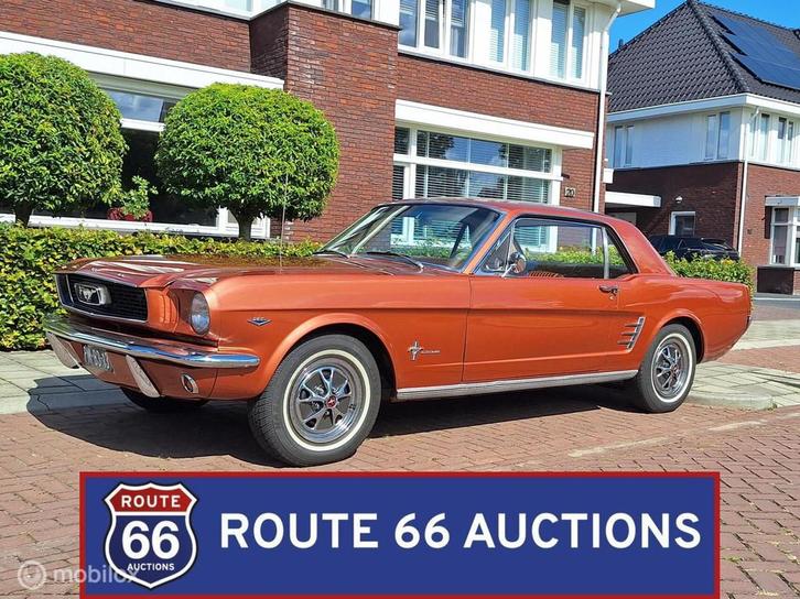 Ford Mustang Coupe | 1966 | Route 66 Auctions, Autos, Oldtimers & Ancêtres, Entreprise, Achat, Ford, Essence, Autre carrosserie